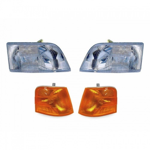 1998-2011 Volvo VNL 300 VNM 200 Series Daycab Truck Headlights with Corner Lapms